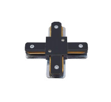 Соединитель для шинопроводов Х-образный Volpe UBX-Q122 G41 BLACK 1 POLYBAG UL-00006054