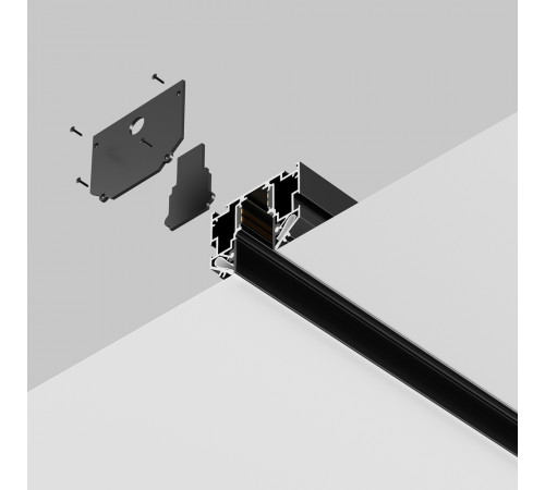 Комплект заглушек к шинопроводу Maytoni Technical Magnetic track system Exility Accessories for tracks Exility TRA034EC-SCH-42B