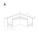 Коннектор угловой прямой Arlight Mag-Con-2538-FDW-L90 034229