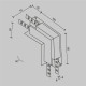 Соединитель Maytoni Magnetic track system Exility TRA034CL-42.12W