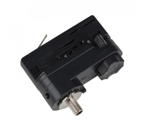 Адаптер для трехфазного шинопровода Uniel UBX-A61 BLACK 1 POLYBAG