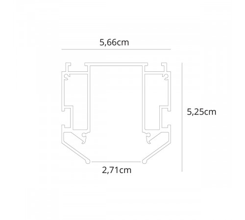 Профиль для накладного магнитного шинопровода Arte Lamp LINEA-ACCESSORIES A620205