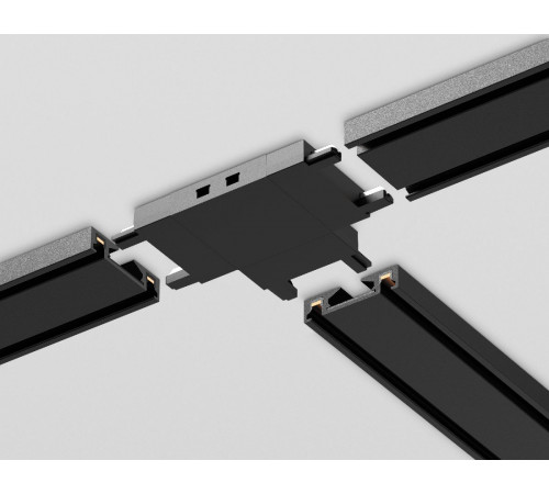 Коннектор T-образный для шинопровода Ambrella Light Magnetic Ultra Slim Track System GV1122 Коннектор T-образный для шинопровода Ambrella Light Magnetic Ultra Slim Track System GV1122