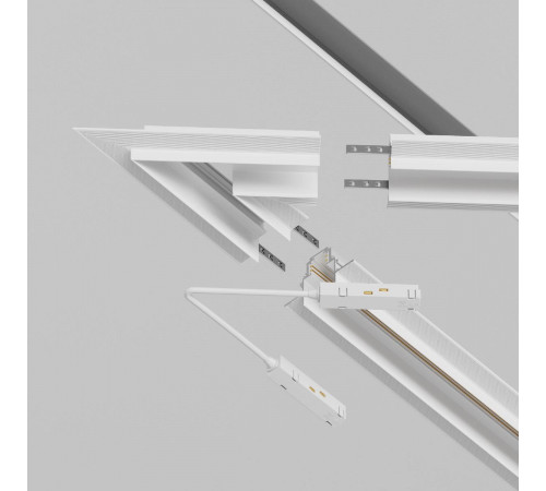 Угол-соединитель для трека Maytoni Technical Accessories for tracks Gravity TRA010CLS-42W