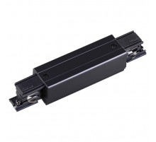 Коннектор прямой Novotech track black 3phase 135051