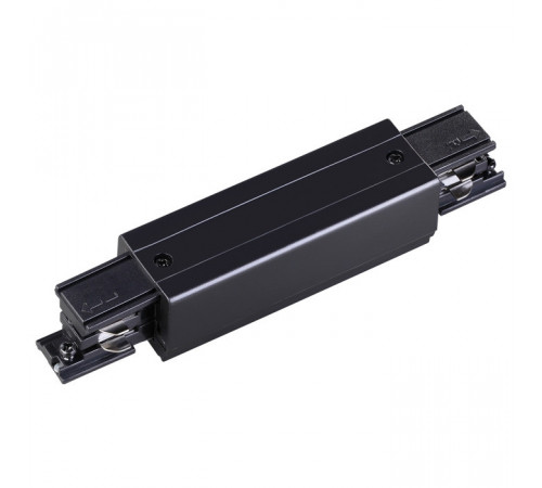 Коннектор прямой Novotech track black 3phase 135051 Коннектор прямой Novotech track black 3phase 135051