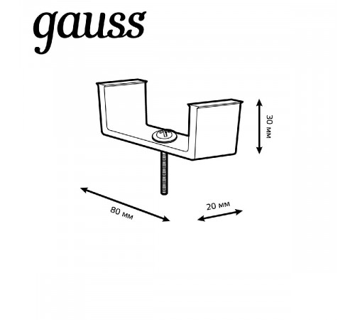 Кронштейн монтажный Gauss TR147 Кронштейн монтажный Gauss TR147