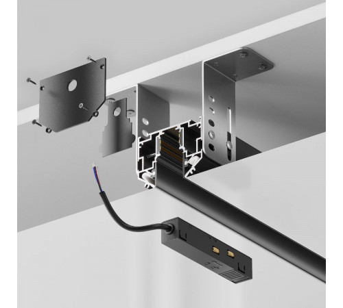 Магнитный встраиваемый шинопровод Maytoni Busbar trunkings Exility TRX034-SCH-422B Магнитный встраиваемый шинопровод Maytoni Busbar trunkings Exility TRX034-SCH-422B