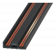 Ультратонкий накладной магнитный шинопровод iLedex Vision 4825-25/7-1000-BK