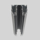 Демпферный магнитный трек для натяжного потолка Crystal Lux Space CLT 0.133 01 L3000 BL