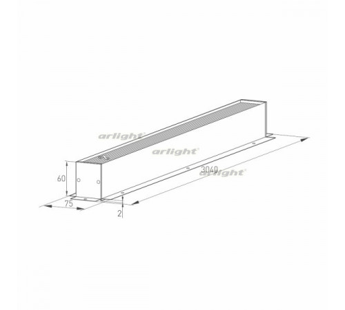 Шинопровод Arlight MAG-TRACK-4560-F 028062(1) Шинопровод Arlight MAG-TRACK-4560-F 028062(1)