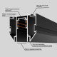 Демпферный магнитный трек для натяжного потолка Crystal Lux Space CLT 0.133 01 L3000 BL