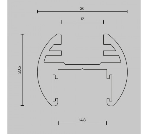 Шинопровод накладной/подвесной Maytoni Busbar trunkings Basity TRX172-R-111B Шинопровод накладной/подвесной Maytoni Busbar trunkings Basity TRX172-R-111B