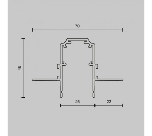 Шинопровод Maytoni Magnetic track system Exility TRX034-422.12B Шинопровод Maytoni Magnetic track system Exility TRX034-422.12B