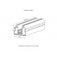 Шинопровод магнитный Crystal Lux CLT 0.133 01 L2000 BL