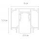Магнитный шинопровод Arte Lamp Linea-accessories A474233