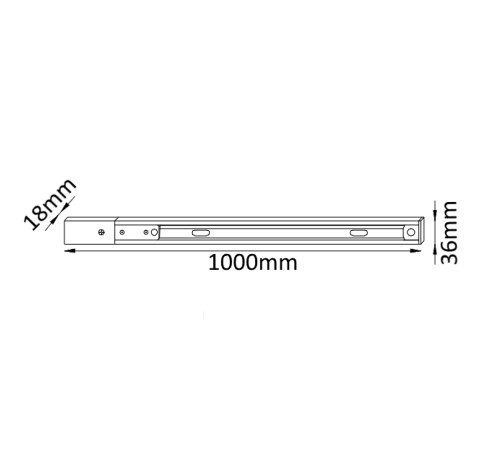 Шинопровод однофазный с питанием и заглушкой Crystal Lux CLT 0.11 CLT 0.11 01 L1000 BL Шинопровод однофазный с питанием и заглушкой Crystal Lux CLT 0.11 CLT 0.11 01 L1000 BL