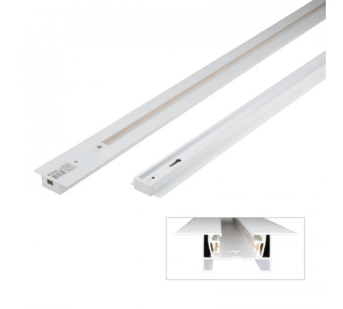 Шинопровод встраиваемый однофазный Volpe UBX-Q123 RS2 White 200 Set01 UL-00007377 Шинопровод встраиваемый однофазный Volpe UBX-Q123 RS2 White 200 Set01 UL-00007377