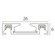 Шинопровод накладной магнитный в тубусе Italline Kreator IT09-9020 black tube