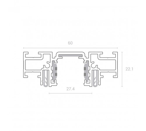 Шинопровод Novotech Flum 135180 Шинопровод Novotech Flum 135180