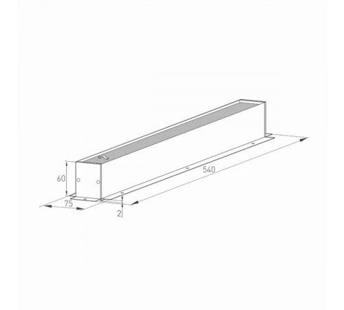 Шинопровод встраиваемый Arlight Mag-Track-4560-F-540 026895(1)