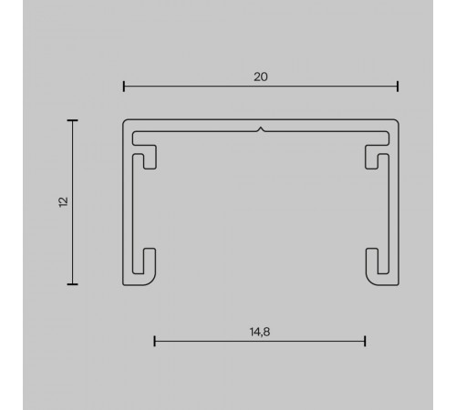 Шинопровод накладной Maytoni Busbar trunkings Basity TRX172-112B Шинопровод накладной Maytoni Busbar trunkings Basity TRX172-112B