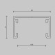 Шинопровод накладной Maytoni Busbar trunkings Basity TRX172-112B