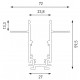 Шинопровод магнитный встраиваемый Lumker SY-LINK-20T1-2.5-WH 019267
