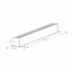Шинопровод магнитный встраиваемый Arlight Mag-Track-4560-F-2040 028060(1)