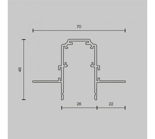Шинопровод Maytoni Magnetic track system Exility TRX034-423.12B Шинопровод Maytoni Magnetic track system Exility TRX034-423.12B