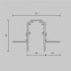 Шинопровод Maytoni Magnetic track system Exility TRX034-423.12B