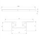 Шинопровод встраиваемый однофазный Elektrostandard Track Rail WH Recessed 4690389178535