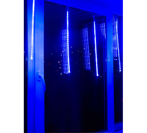 Уличная светодиодная гирлянда (11120) Uniel занавес 220V синий ULD-E2403-144/DTK BLUE IP44 METEOR Уличная светодиодная гирлянда (11120) Uniel занавес 220V синий ULD-E2403-144/DTK BLUE IP44 METEOR