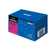 Уличная светодиодная гирлянда (UL-00007210) Uniel бахрома 220V синий/белый ULD-B3007-200/TTK Blue-White IP44