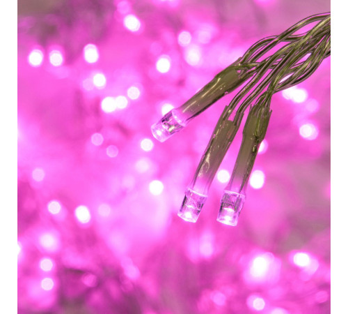 Уличная гирлянда Uniel ULD-B12006-195/TTK PINK IP44 UL-00010881 Уличная гирлянда Uniel ULD-B12006-195/TTK PINK IP44 UL-00010881
