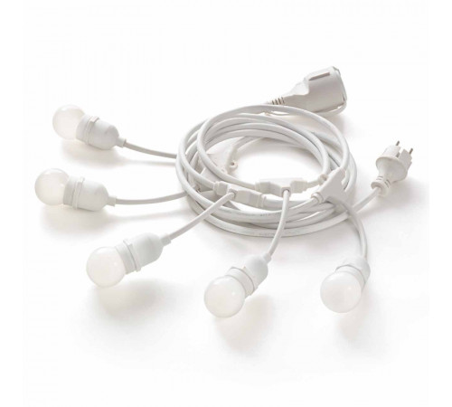 Гирлянда Ideal Lux Fiesta SP5 Bianco 218724 Гирлянда Ideal Lux Fiesta SP5 Bianco 218724
