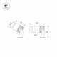 Прожектор Arlight ALT-RAY-ZOOM-R52-8W Warm3000 (WH, 10-40 deg, 230V) 042676