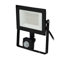 Прожектор светодиодный (UL-00007126) Uniel 30W ULF-F62-50W/6500K Sensor IP54 200-240В Black