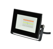 Прожектор светодиодный (UL-00007144) Uniel 20W ULF-F60-20W/RGB IP65 200-240В Black