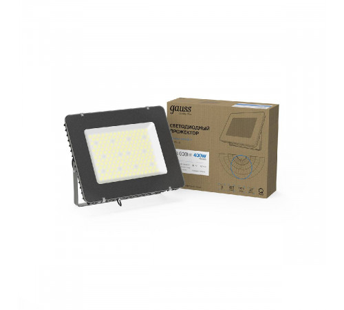 Прожектор светодиодный Gauss Qplus 400W 6500К 690511400L Прожектор светодиодный Gauss Qplus 400W 6500К 690511400L