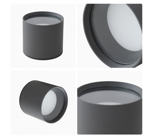 Уличный потолочный светильник Apeyron Graphite 11-115