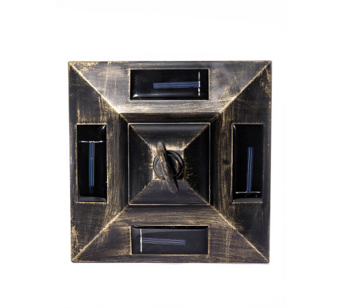 Подвесной светильник на солнечных батареях (10227) Uniel USL-S-180/PT220 Bronze lantern