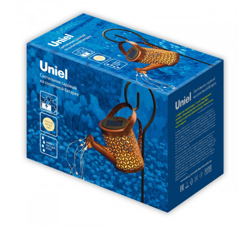 Садовый светильник на солнечной батарее Uniel USL-S-822/PT210 SPRINKLER UL-00011595 Садовый светильник на солнечной батарее Uniel USL-S-822/PT210 SPRINKLER UL-00011595