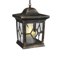 Подвесной светильник на солнечных батареях (10227) Uniel USL-S-180/PT220 Bronze lantern
