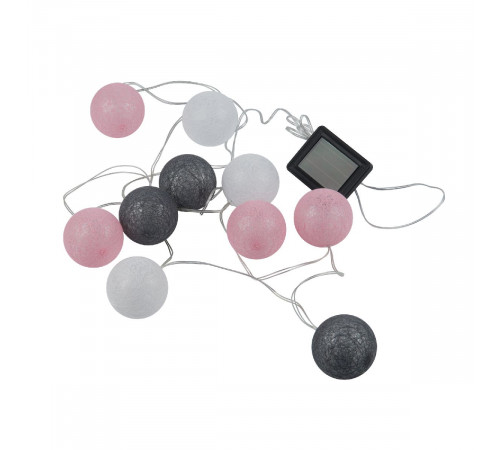 Садовая гирлянда на солнечной батарее Uniel USL-S-230/PM1800 COTTON BALLS-1 UL-00011593 Садовая гирлянда на солнечной батарее Uniel USL-S-230/PM1800 COTTON BALLS-1 UL-00011593