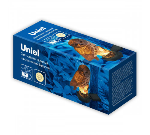 Садовый светильник на солнечной батарее Uniel USL-S-829/PM290 BROWN OWL UL-00011605 Садовый светильник на солнечной батарее Uniel USL-S-829/PM290 BROWN OWL UL-00011605