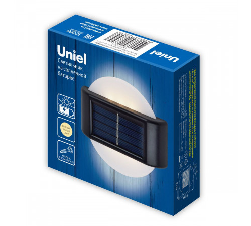 Светильник настенный на солнечной батарее Uniel USL-F-158/PM090 RONDO UL-00011588 Светильник настенный на солнечной батарее Uniel USL-F-158/PM090 RONDO UL-00011588