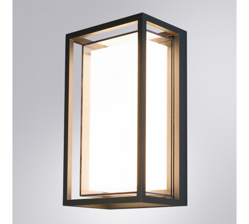 Уличный настенный светильник Arte Lamp Menkar A1332AL-1BK