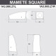 Уличный настенный светильник Fumagalli Mamete 1A3.000.000.AXZ1L