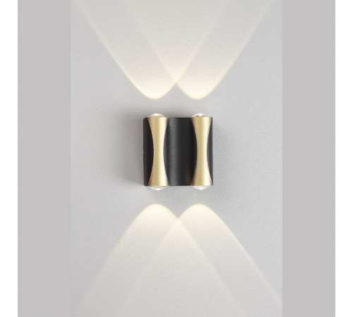 Уличный настенный светильник Crystal Lux CLT 022W2 BL-GO 4000K Уличный настенный светильник Crystal Lux CLT 022W2 BL-GO 4000K